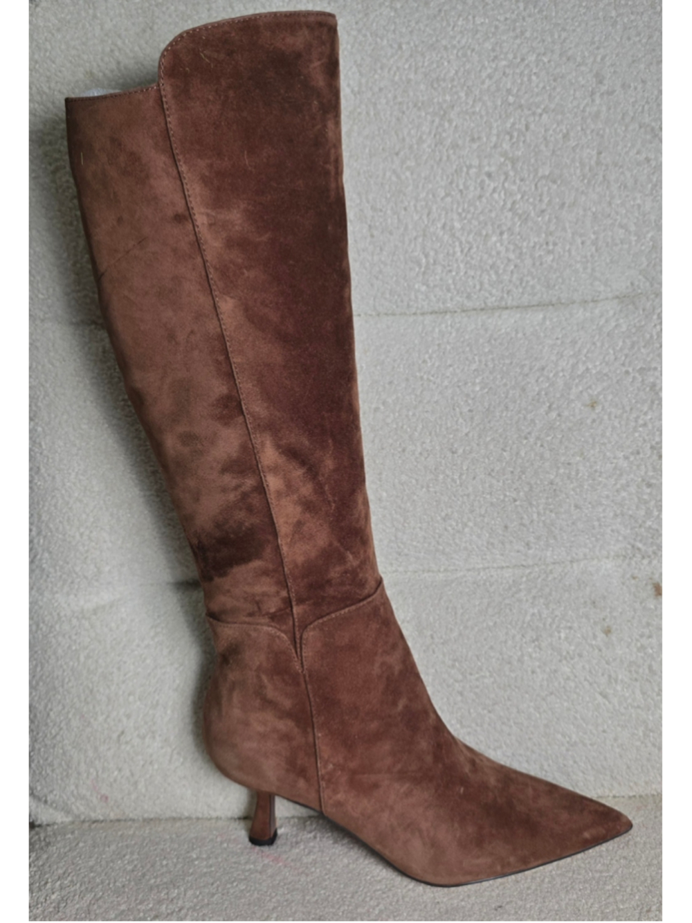 Women's Sam Edelman Taylin Heeled Boots, Brown Suede, Size 7.5